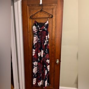 Spaghetti Strap High-Lo Formal Dress